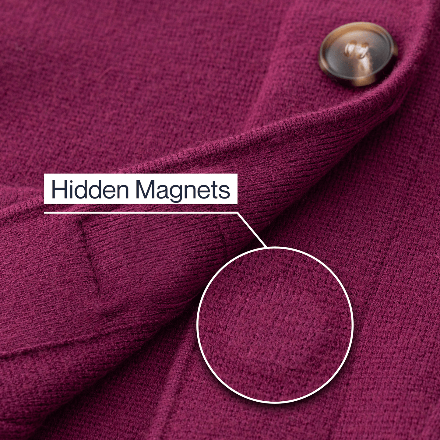 Berry Signature Magnetic Cardigan for Women